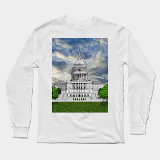 U.S. Capitol Building Long Sleeve T-Shirt